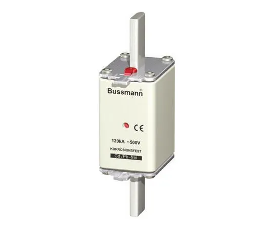 64-0307-04　Cooper Bussmann 63A 01 NH Centred Tag F***, gG - gL, 500V ac　63NHG01B