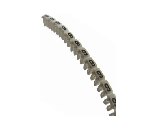 64-0311-97　Legrand CAB 3 Clip On Cable Marker, Pre-printed 9 0.8 → 2.2mm Dia. Range　0 381 09