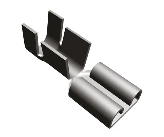 64-0218-93　TE Connectivity FASTON .250 Series Crimp Receptacle, 6.35 x 0.81mm, 4mm² to 6mm², 11AWG to 9AWG, Tin Plated　180367-2