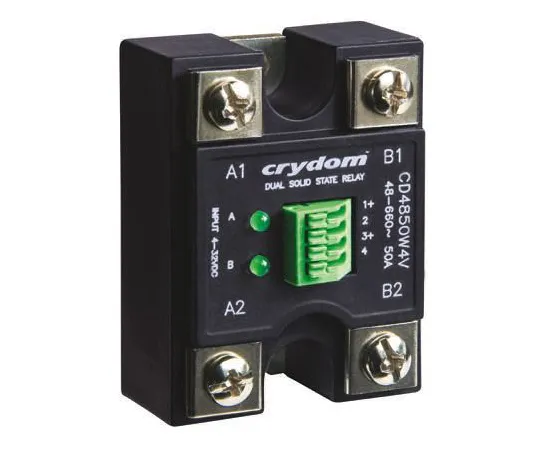 64-0304-06　Sensata / Crydom 50 A rms Solid State Relay, Zero Cross, Panel Mount, 600 V rms Maximum Load　CD4850W4U