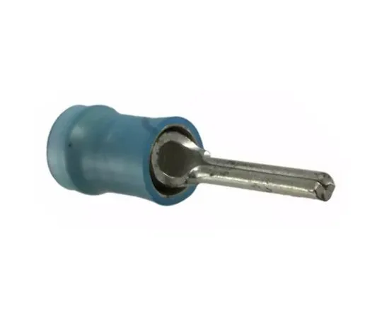 64-0221-11　TE Connectivity PIDG Series Nylon Crimp Pin Connector, 1mm² to 2.6mm², 16AWG to 14AWG, 1.8mm Pin Diameter, Blue　165172