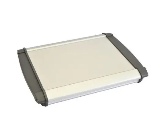 64-0309-53　Bopla Alu-Topline, Sloped Front, ABS, Aluminium, 200 x 181.2 x 53.2mm Desktop Enclosure, Black, Light Grey　92850200.MT6