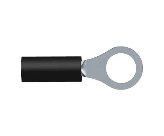 64-0342-55　TE Connectivity PIDG Series Insulated Crimp Ring Terminal, M4 Stud Size, 0.26mm² to 0.4mm² Wire Size, Black　151440