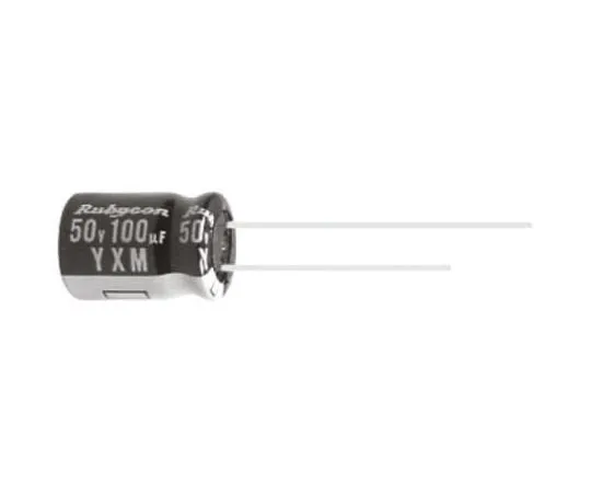 64-0311-71　Rubycon 33μF 63V dc Aluminium Electrolytic Capacitor, Through Hole 6.3 (Dia.) x 11mm +105°C 6.3mm 2.5mm　63YXM33MEFCT16.3X11