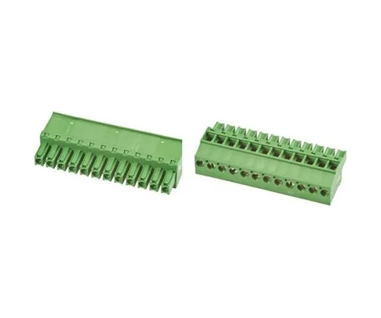 64-0343-66　TE Connectivity Non-F***d Terminal Block, 12 Way/Pole, Screw Down Terminals, 30 → 14 AWG Cable Mount, Nylon, 300　1-1986375-2