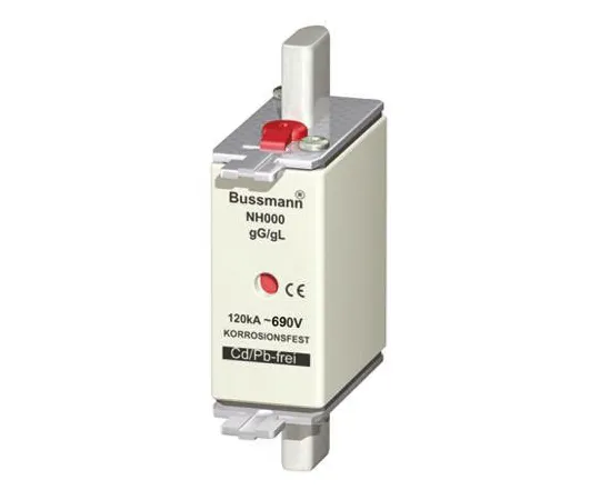 64-0307-28　Cooper Bussmann 40A 000 NH Centred Tag F***, gG - gL, 690V ac　40NHG000B-690