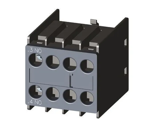 64-0315-05　Siemens Sirius Innovation, NO (1), Auxiliary Contact, Snap-On, 6 A dc, 10 A ac　3RH2911-1HA10