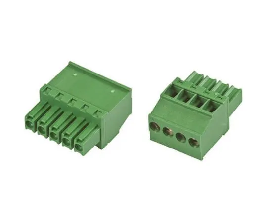 64-0343-23　TE Connectivity Non-F***d Terminal Block, 4 Way/Pole, Screw Down Terminals, 30 → 14 AWG Cable Mount, Nylon, 300 V　1986371-4