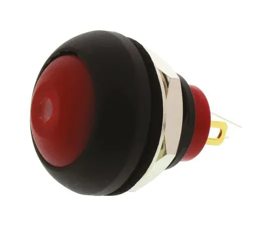 64-0301-20　KNITTER-SWITCH Single Pole Single Throw (SPST) Momentary Green LED Miniature Push Button Switch, IP67, 12.9 (Dia.)mm,　DPWL1CGRG