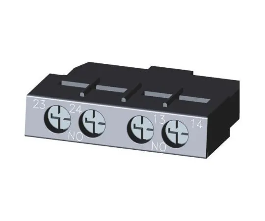64-0316-66　Siemens Sirius Innovation, 2NO (2), Auxiliary Contact, Plug In, 1 A dc, 2.5 A ac　3RV2901-1F