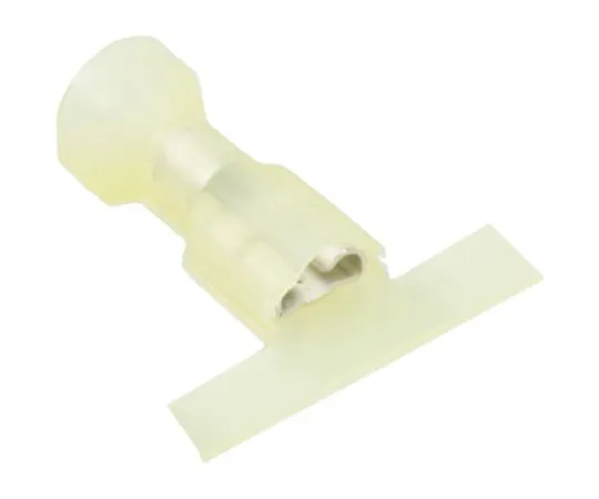 64-0227-06　TE Connectivity Ultra-Fast .250 Series Yellow Insulated Crimp Receptacle, 6.35 x 0.81mm, 3mm² to 6mm², 12AWG to 10AWG,　4-520447-2