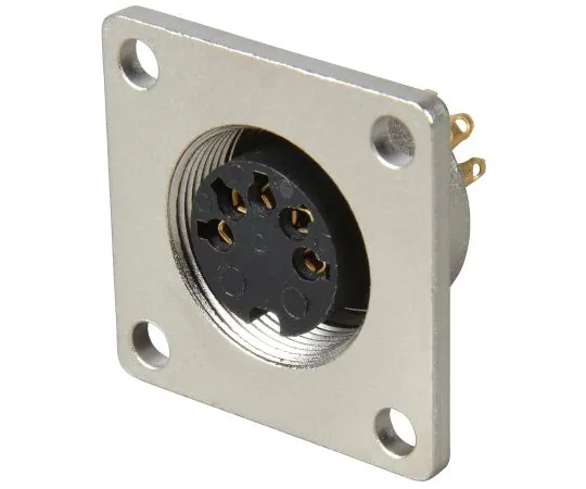 64-0278-79　Lumberg 0308 Series M16 Panel Mount Connector, 5 contacts Socket　0308 05