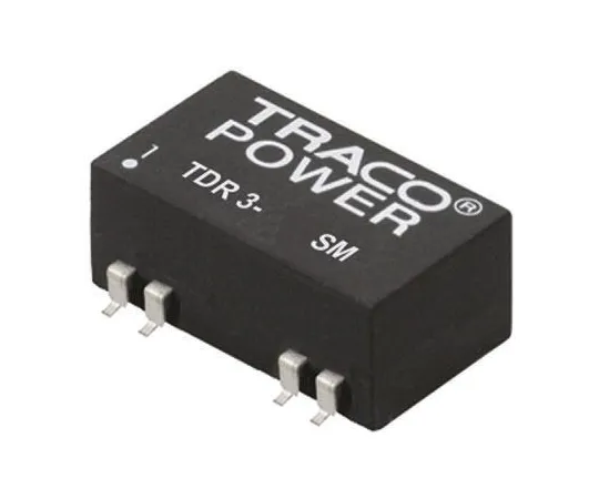 64-0321-33　TRACOPOWER TDR 3SM 3W Isolated DC-DC Converter Surface Mount, Voltage in 18 → 36 V dc, Voltage out ±15V dc　TDR 3-2423SM