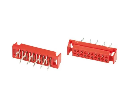 64-0220-04　TE Connectivity Micro-MaTch Series 2.54mm Pitch 6 Way 2 Row Straight PCB Socket, Through Hole, Solder Termination　338068-6