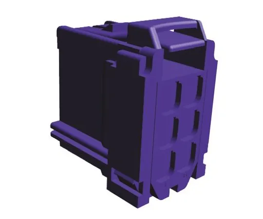 64-0222-13　TE Connectivity AMP MCP 2.8 Female Connector Housing, 5.5mm Pitch, 6 Way, 3 Row　8-968970-1