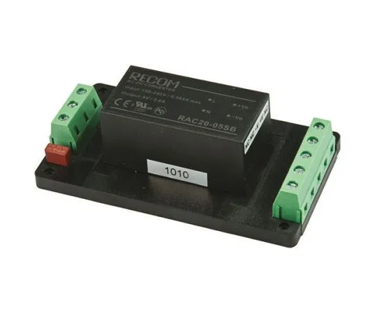 64-0317-86　Recom 20W 1 Output Embedded Switch Mode Power Supply SMPS, 1.66A, 12V dc Encapsulated　RAC20-12SB-ST