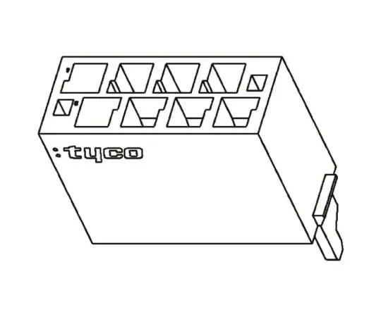 64-0224-15　TE Connectivity Micro-MaTch Female Connector Housing, 1.27mm Pitch, 12 Way, 2 Row　1-338095-2