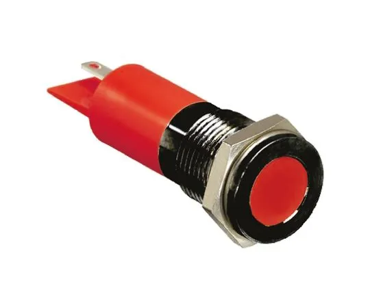 64-0307-41　RS PRO Red Indicator, 6 → 36 V dc, 14mm Mounting Hole Size, Solder Tab Termination, IP67　703-9058