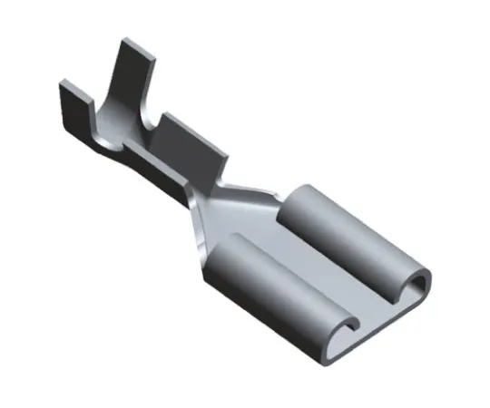 64-0227-05　TE Connectivity FASTON .250 Series Crimp Receptacle, 6.35 x 0.8mm, 0.3mm² to 0.8mm², 22AWG to 18AWG, Tin Plated　170183-2