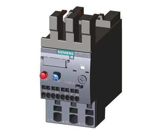 64-0316-14　Siemens Overload Relay NO/NC, 5.5 → 8 A, 8 A, 5.5 kW　3RU2126-1HC0