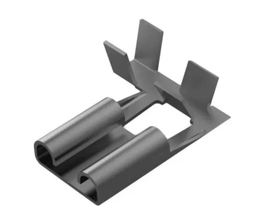 64-0221-97　TE Connectivity FASTIN-FASTON .312 Series Uninsulated Crimp Flag Terminal, 1mm² to 2.5mm², 17AWG to 13AWG, Tin Plated　180422-2