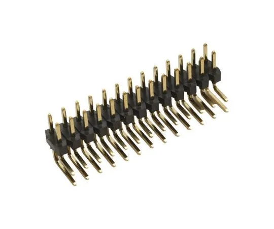 64-0225-63　HARWIN M22, 40 Way, 2 Row, Right Angle Pin Header　M22-2042005
