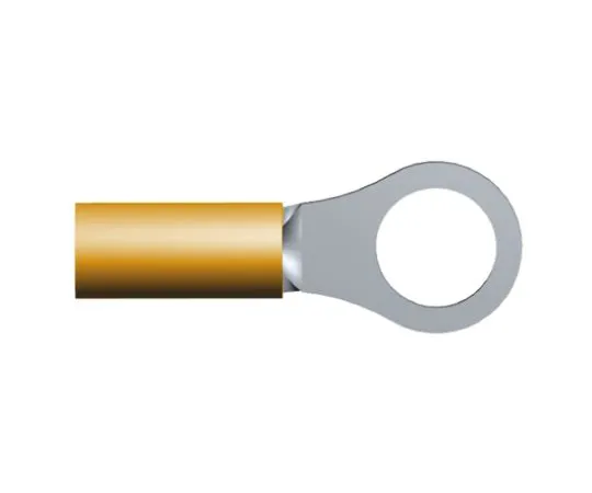64-0342-40　TE Connectivity DG STRATO-THERM Series Insulated Crimp Ring Terminal, M5 Stud Size, 0.26mm² to 1.65mm² Wire Size, Orange　321898
