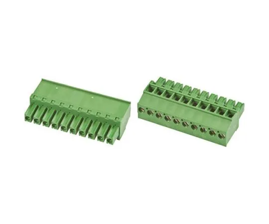 64-0343-53　TE Connectivity Non-F***d Terminal Block, 10 Way/Pole, Screw Down Terminals, 30 → 14 AWG Cable Mount, Nylon, 300　1-1986374-0