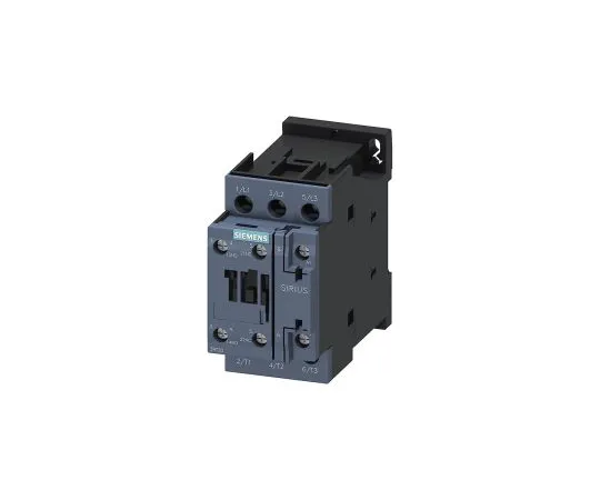 64-0315-57　Siemens 3 Pole Contactor, 12 A, 230 V ac Coil, SIRIUS Innovation, 3NO, 5.5 kW　3RT2024-1AP00