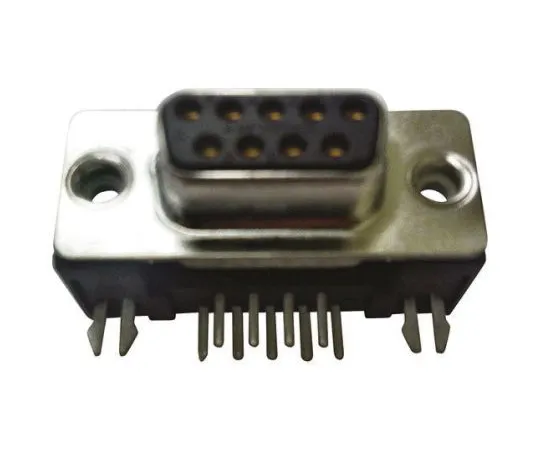 64-0310-36　Harting D-Sub Standard Series, 9 Way Right Angle Through Hole PCB D-sub Connector Socket, 2.84mm Pitch, with 4-40 UNC　09681537613