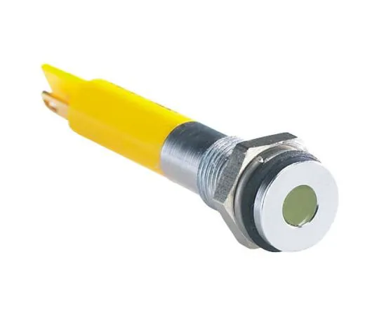 64-0280-74　RS PRO Yellow Indicator, 24 V dc, 6mm Mounting Hole Size, Solder Tab Termination, IP67　700-1586