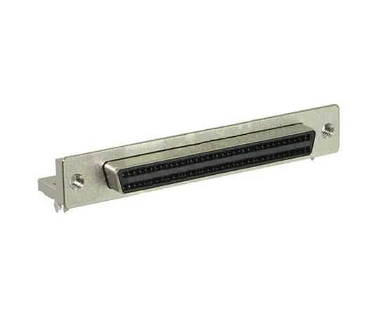 64-0222-80　TE Connectivity Amplimite .050 III Series, 68 Way Right Angle Through Hole PCB D-sub Connector Socket, 2.54mm Pitch,　5787170-7