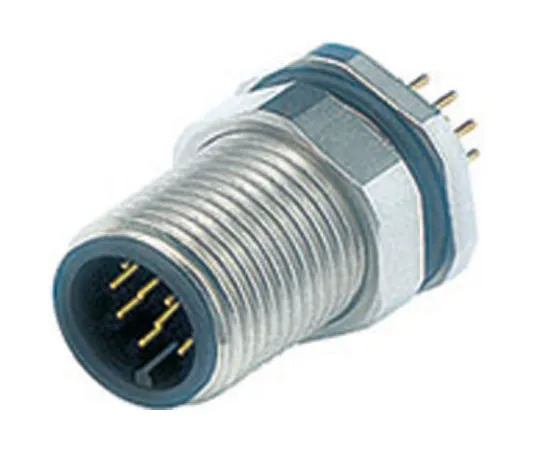 64-0324-43　Binder 713 Series M12 Panel Mount Connector, 12 contacts Socket　09-3491-969-12