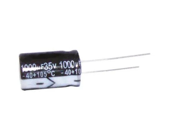 64-0326-51　RS PRO 1μF 50V dc Aluminium Electrolytic Capacitor, Through Hole 4 (Dia.) x 7mm +105°C 4mm 1.5mm 7mm　170-1045