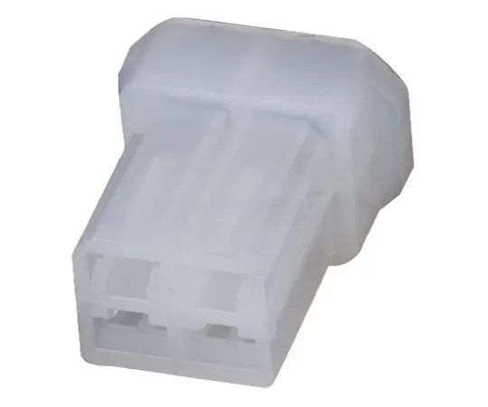 64-0222-21　TE Connectivity AMP FASTIN-FASTON Series, 4 Way Nylon 66 Crimp Terminal Housing, 6.35mm Tab Size, Natural　626056