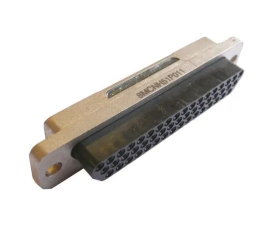 64-0246-27　Souriau microComp Series 2mm Pitch Straight Micro Miniature D Crimp Connector, Plug, 51 Pin　8MCNH51P011B