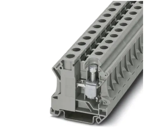 64-0235-64　Phoenix Contact, 307 Clipline Series , 400 V Feed Through Terminal Block, Screw Down Termination　3073827