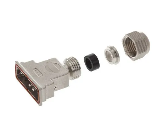 64-0263-66　Harting D-sub Waterproof Series Polymer D-sub Connector Backshell, 25 Way　09670250538