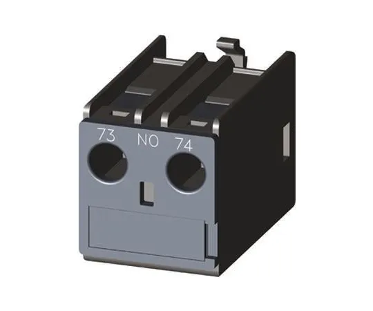 64-0314-93　Siemens Sirius Innovation 3RH2, NO (1), Auxiliary Contact, Snap-On, 6 A dc, 10 A ac　3RH2911-1AA10
