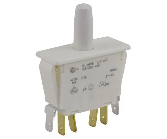 64-0318-59　Double Pole Double Throw (DPDT) Push Button Switch, 10 A @ 250 V ac　F79-00A