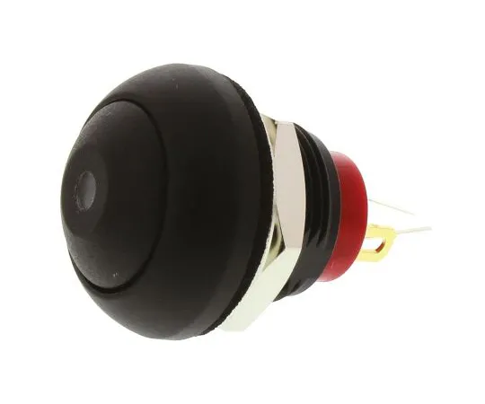 64-0301-16　KNITTER-SWITCH Single Pole Single Throw (SPST) Momentary Green LED Miniature Push Button Switch, IP67, 12.9 (Dia.)mm,　DPWL1CGKG