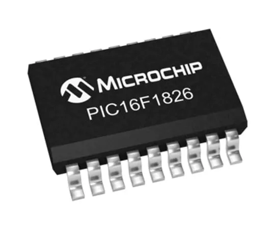 64-0278-71　Microchip PIC16F1826-I/SO, 8bit PIC Microcontroller, 32MHz, 256 B, 2K x 14 words Flash, 18-Pin SOIC　PIC16F1826-I/SO
