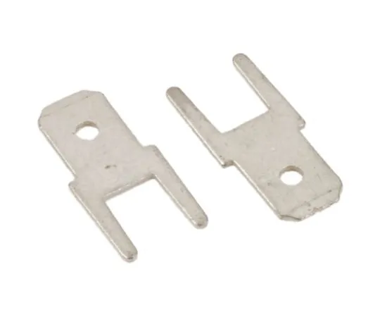 64-0222-09　TE Connectivity Solder Tab Terminal, Uninsulated, Tin over Copper Plated, Straight, 4.8 x 0.5mm　726388-2
