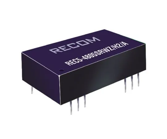 64-0610-18　Recom REC5 5W Isolated DC-DC Converter Through Hole, Voltage in 18 → 72 V dc, Voltage out 15V dc Medical Approved　REC5-4815SRWZ/H2/A