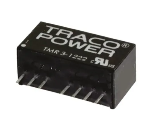 64-0607-40　TRACOPOWER TMR 3WIE 3W Isolated DC-DC Converter Through Hole, Voltage in 4.5 → 18 V dc, Voltage out ±15V dc　TMR 3-1223WIE