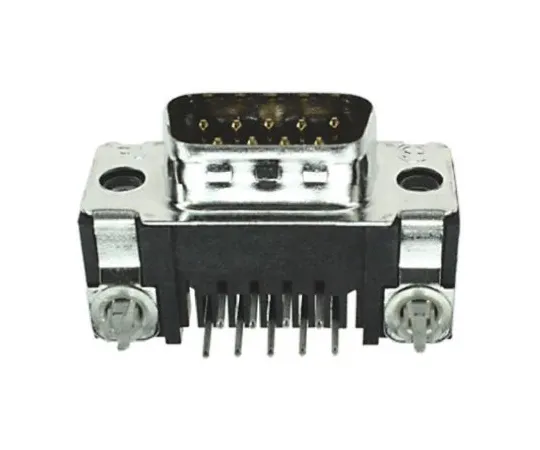 64-0375-90　TE Connectivity Amplimite HD-20 Series, 9 Way Right Angle Through Hole PCB D-sub Connector Plug, 2.74mm Pitch, with　5788792-1