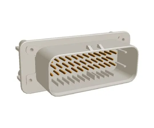 64-0425-71　TE Connectivity AMPSEAL Series, 3 Row 35 Way Panel Mount Plug PCB Connector, with Solder Termination Method　1-776230-2