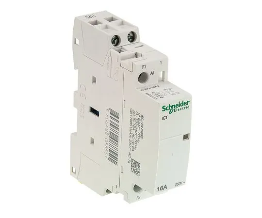 64-0446-04　Schneider Electric 2 Pole Contactor, 16 A, 230 V ac Coil, Acti 9, NO/NC　A9C22615