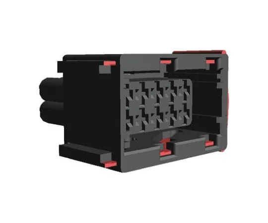 64-0378-14　TE Connectivity Junior Power Timer Series, 2 Row 10 Way Cable Mount Socket Housing　2-963214-1