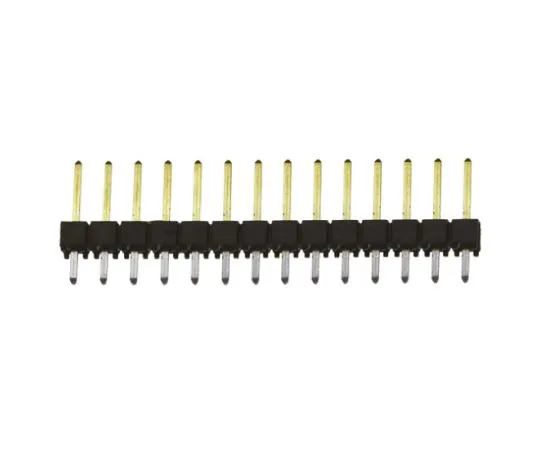 64-0591-01　Samtec TSW, 14 Way, 1 Row, Straight Pin Header　TSW-114-07-L-S